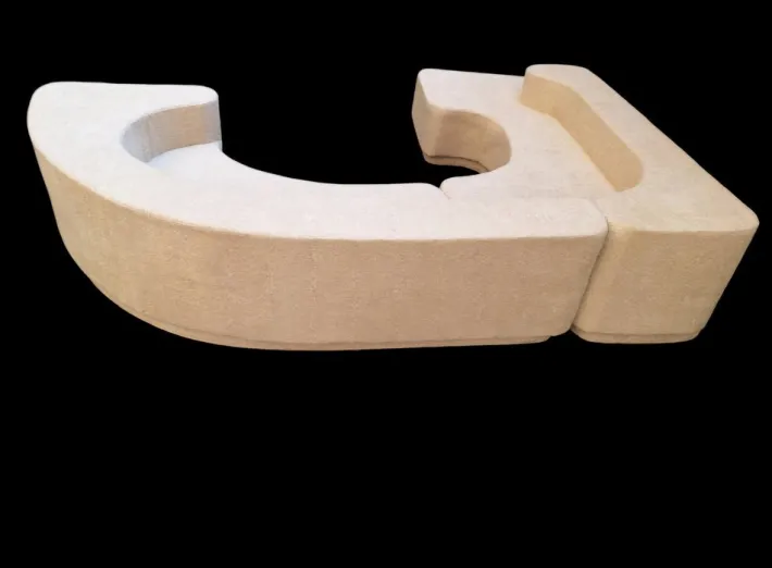 Pamono Vintage Lara Sofa in White Bouclé by Roberto Pamio for Stilwood, 1970s, Set of 2 Hot