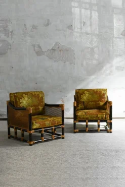 Pamono Vintage Lounge Chairs and Sofa, 1980s, Set of 3