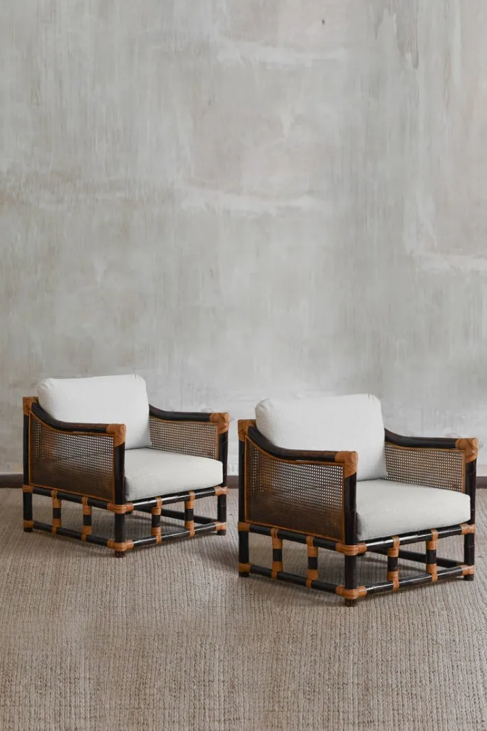 Pamono Vintage Lounge Chairs and Sofa, 1980s, Set of 3