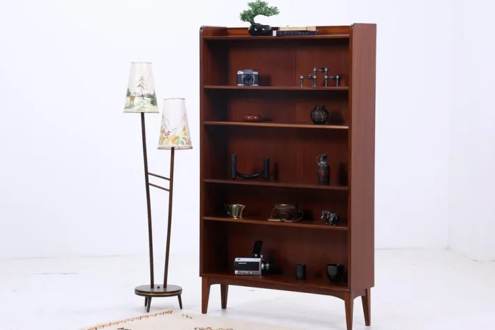 Pamono Vintage Mahogany Bookcase, 1960s Clearance