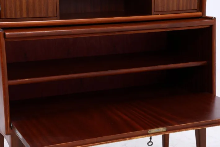 Pamono Vintage Mahogany Bookcase from Treman Furniture Factory, 1960s Outlet