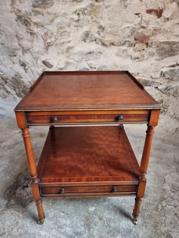 Pamono Vintage Mahogany Side Table, 1950s Best