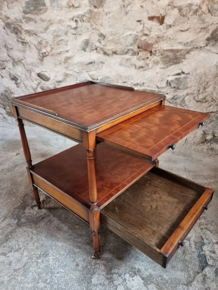 Pamono Vintage Mahogany Side Table, 1950s Best