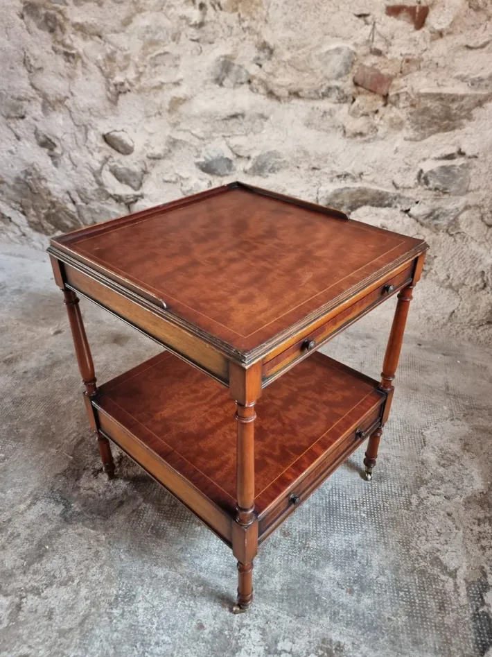 Pamono Vintage Mahogany Side Table, 1950s Best