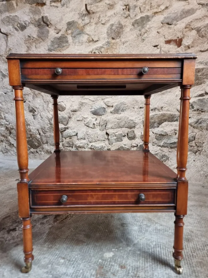Pamono Vintage Mahogany Side Table, 1950s Best