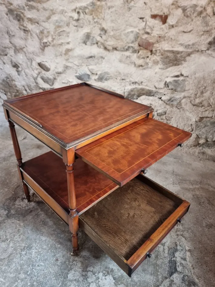 Pamono Vintage Mahogany Side Table, 1950s Best