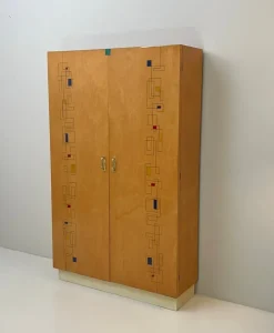 Pamono Vintage Maple Wardrobe, 1950s