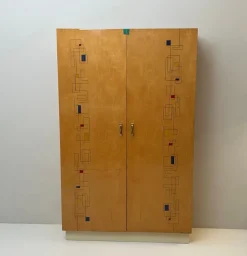Pamono Vintage Maple Wardrobe, 1950s