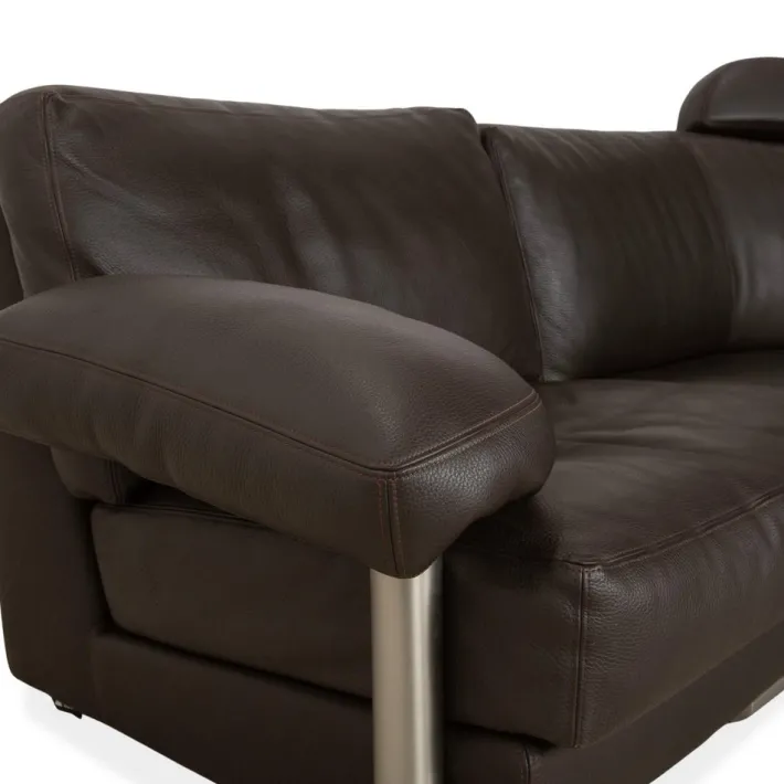 Pamono Vintage Medea Four-Seater Sofa in Leather by Artanova Clearance