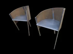 Pamono Vintage Merry-Go-Round Armchairs by Paolo Pallucco, 1980s, Set of 2 Sale
