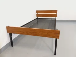 Pamono Vintage Metal and Formica Bed, 1960s Hot