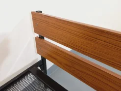 Pamono Vintage Metal and Formica Bed, 1960s Hot