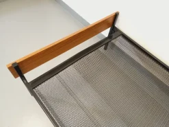 Pamono Vintage Metal and Formica Bed, 1960s Hot