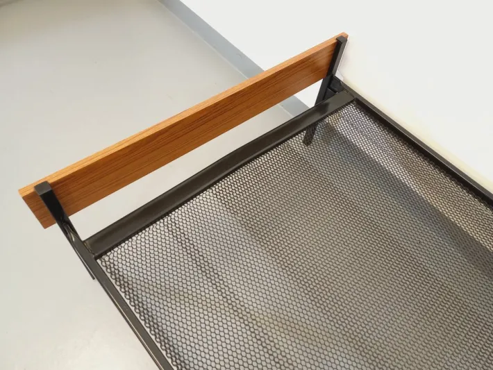 Pamono Vintage Metal and Formica Bed, 1960s Hot