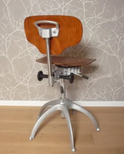 Pamono Vintage Metal Workshop Chair, 1950s Clearance
