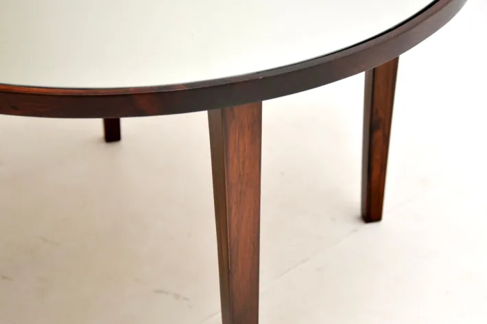 Pamono Vintage Mirrored Rosewood Coffee Table Discount