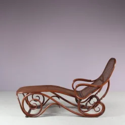 Pamono Vintage Model 2 Adjustable Chaise Lounge by Thonet, 1890s Best