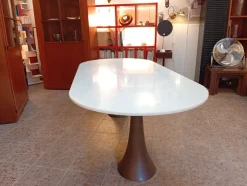 Pamono Vintage Model 302 Table with Marble Top by Angelo Mangiarotti for Bernini, 1950s Outlet