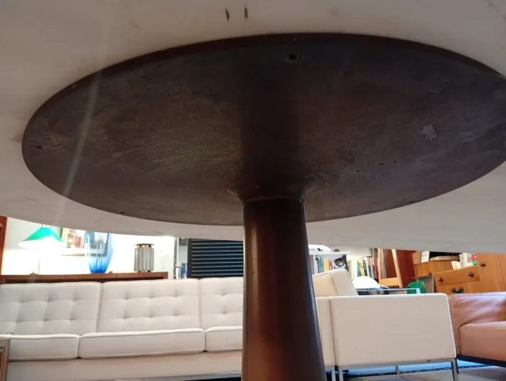 Pamono Vintage Model 302 Table with Marble Top by Angelo Mangiarotti for Bernini, 1950s Outlet