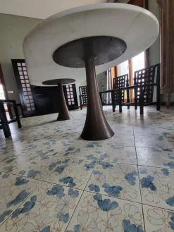 Pamono Vintage Model 302 Table with Marble Top by Angelo Mangiarotti for Bernini, 1950s Outlet