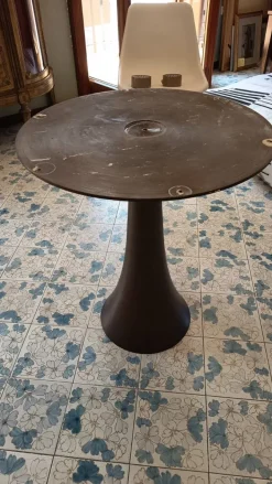 Pamono Vintage Model 302 Table with Marble Top by Angelo Mangiarotti for Bernini, 1950s Outlet