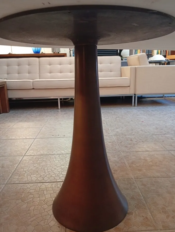 Pamono Vintage Model 302 Table with Marble Top by Angelo Mangiarotti for Bernini, 1950s Outlet