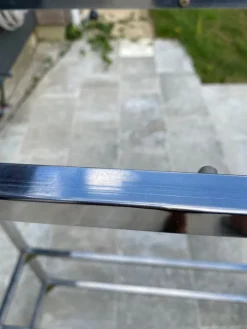 Pamono Vintage Modular Glass and Chrome Display Cabinet, 1970s