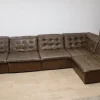 Pamono Vintage Modular Patchwork Leather Sofa, 1970s Hot