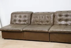 Pamono Vintage Modular Patchwork Leather Sofa, 1970s Hot