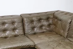 Pamono Vintage Modular Patchwork Leather Sofa, 1970s Hot