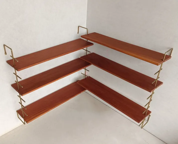Pamono Vintage Modular Teak Shelves, 1970s Online