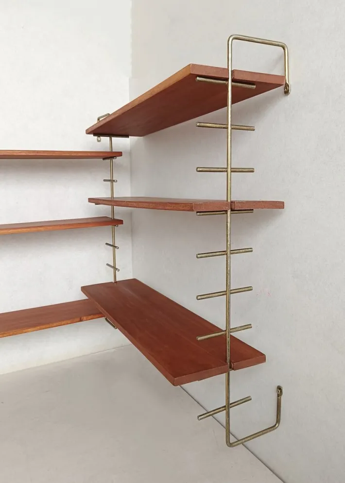Pamono Vintage Modular Teak Shelves, 1970s Online