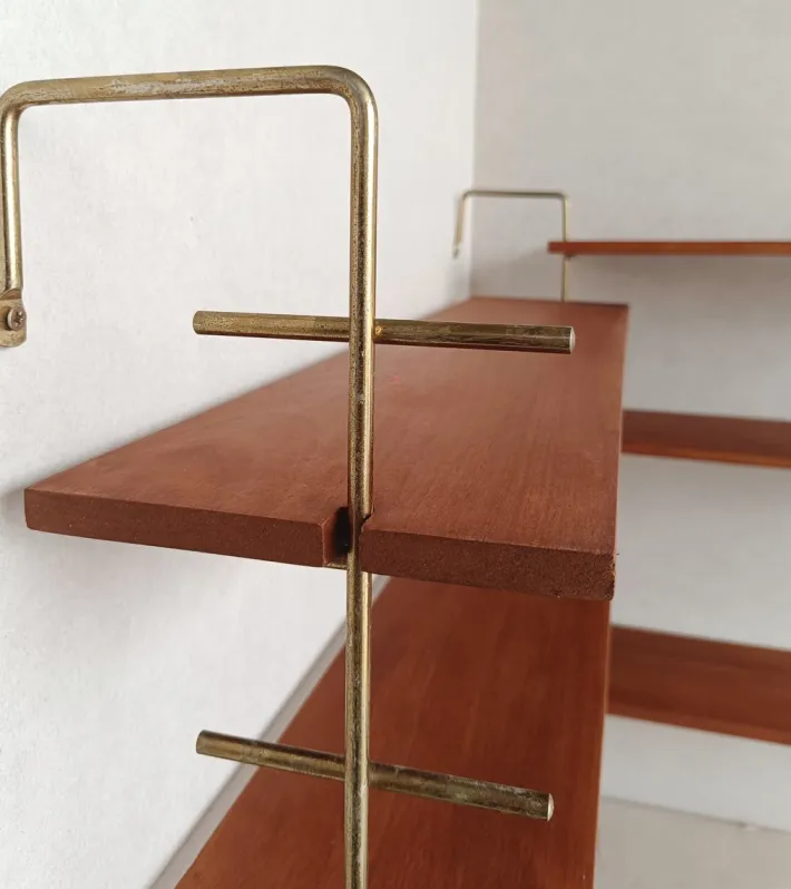 Pamono Vintage Modular Teak Shelves, 1970s Online