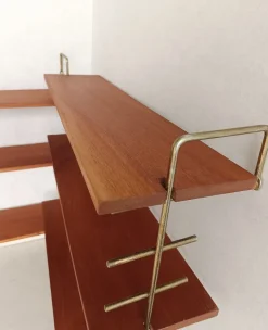 Pamono Vintage Modular Teak Shelves, 1970s Online