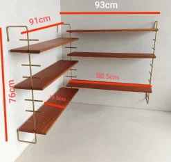 Pamono Vintage Modular Teak Shelves, 1970s Online
