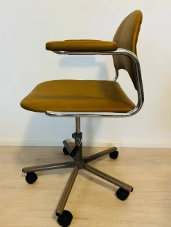 Pamono Vintage Mustard Office Desk Chair by Kovona, 1970s