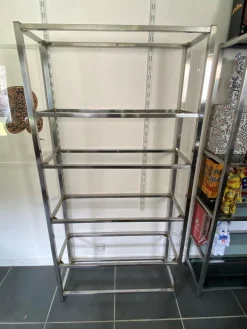 Pamono Vintage N2 Wall Shelf in Glass and Chrome, 1970 Best
