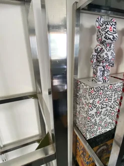 Pamono Vintage N2 Wall Shelf in Glass and Chrome, 1970 Best