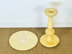 Pamono Vintage Natural Onyx Pedestal Table with Sculptural Design, 1960 Clearance