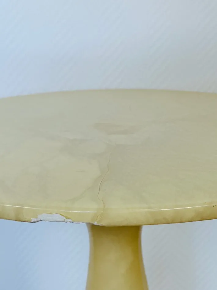 Pamono Vintage Natural Onyx Pedestal Table with Sculptural Design, 1960 Clearance