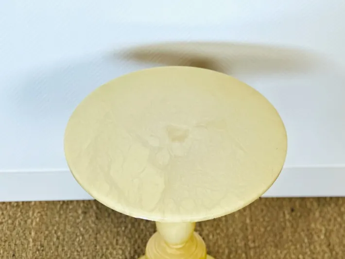 Pamono Vintage Natural Onyx Pedestal Table with Sculptural Design, 1960 Clearance