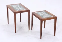 Pamono Vintage Nesting Tables by Severin Hansen for Haslev Møbelsnedkeri, 1960s, Set of 2 New