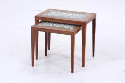 Pamono Vintage Nesting Tables by Severin Hansen for Haslev Møbelsnedkeri, 1960s, Set of 2 New