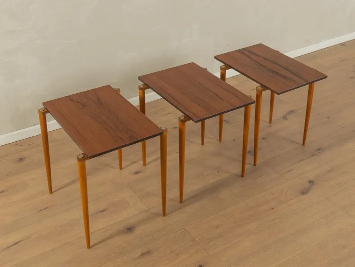 Pamono Vintage Nesting Tables from Opal Möbelk, 1960s, Set of 3 Sale