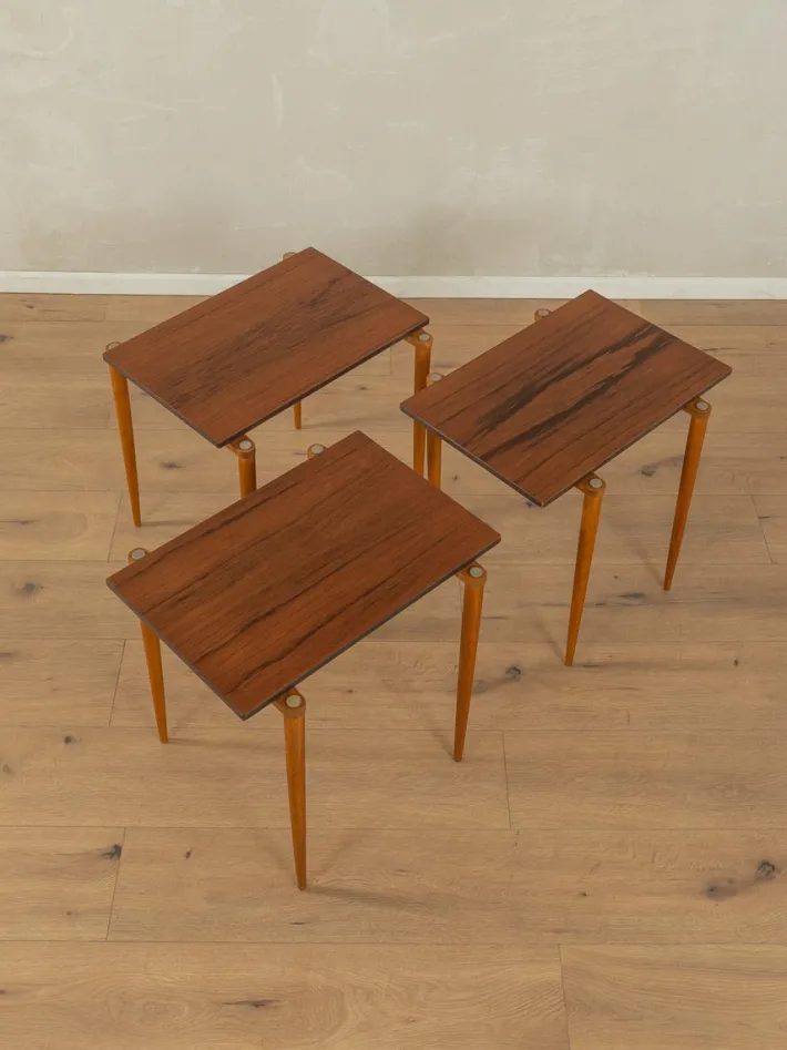 Pamono Vintage Nesting Tables from Opal Möbelk, 1960s, Set of 3 Sale