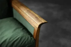 Pamono Vintage Norwegian Rosewood and Bottle Green Velour Sofa and Chair by Knut Sæter for Vatne Møbler, 1960s, Set of 2 Hot