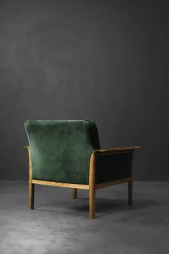 Pamono Vintage Norwegian Rosewood and Bottle Green Velour Sofa and Chair by Knut Sæter for Vatne Møbler, 1960s, Set of 2 Hot