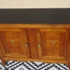 Pamono Vintage Oak and Veneer Sideboard with Gold Handles, 1950s Clearance