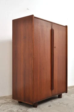 Pamono Vintage Oak Cabinet with Drawers, 1930s Hot