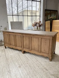Pamono Vintage Oak Counter, 1950s Outlet